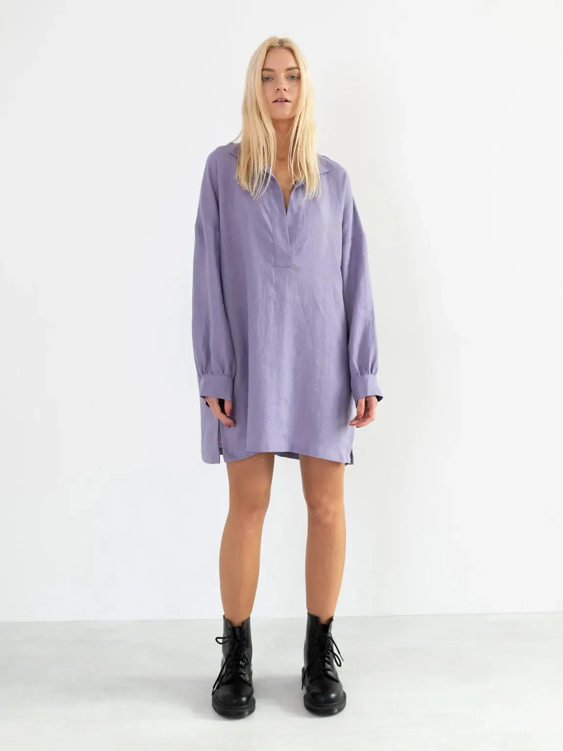 Sky Linen Tunic by Love And Confuse