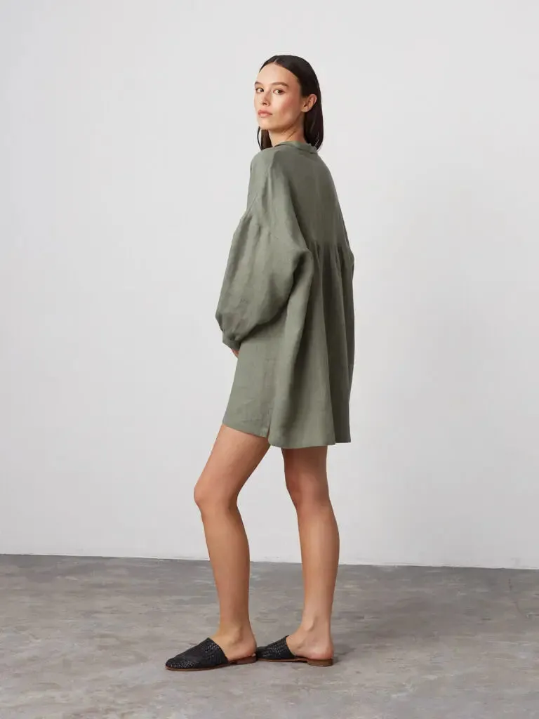 Sky Linen Tunic by Love And Confuse