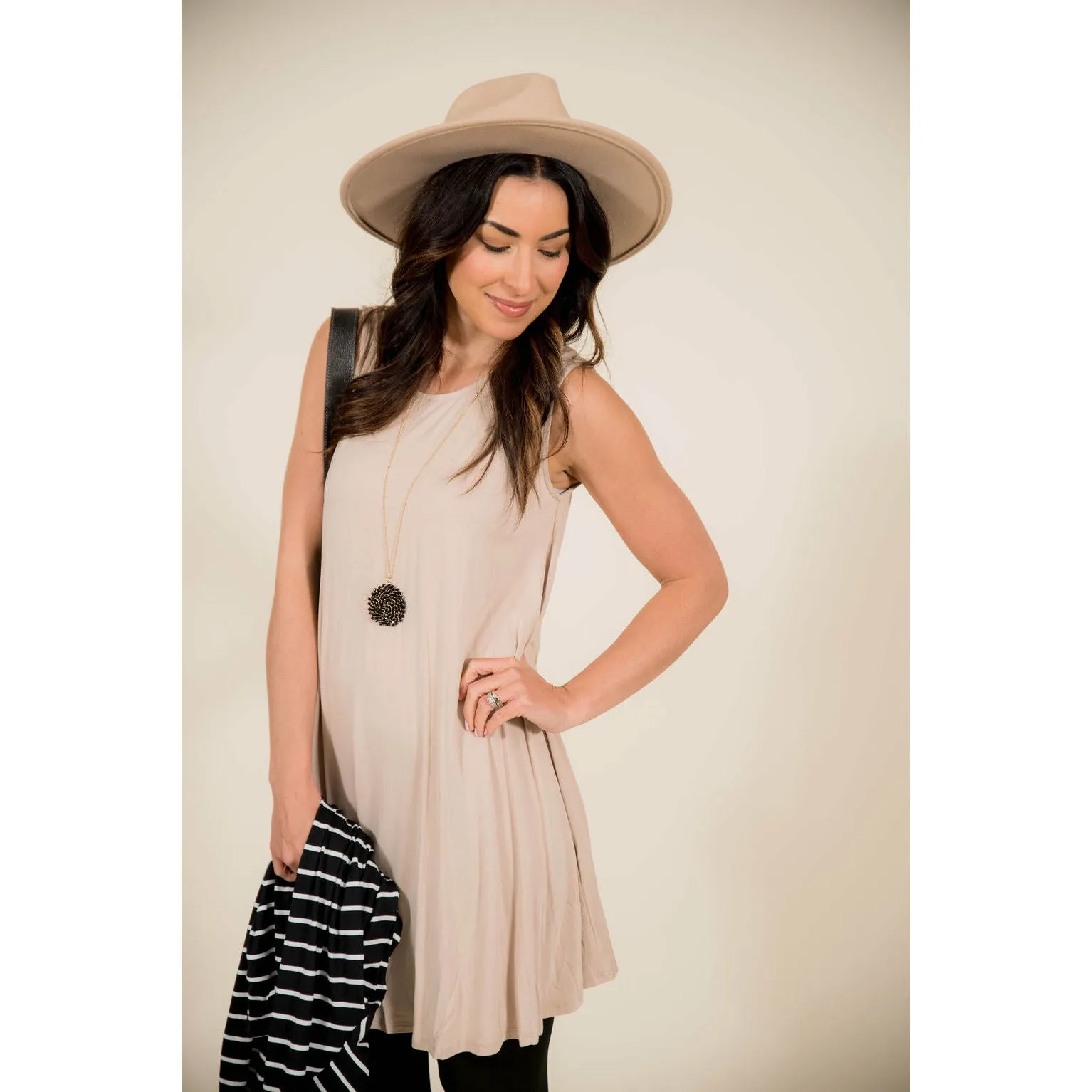 Sleeveless Swing Tunic