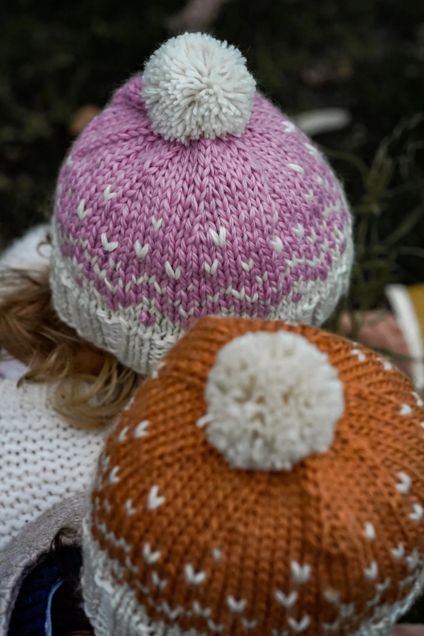 Snowflake Beanie Pink