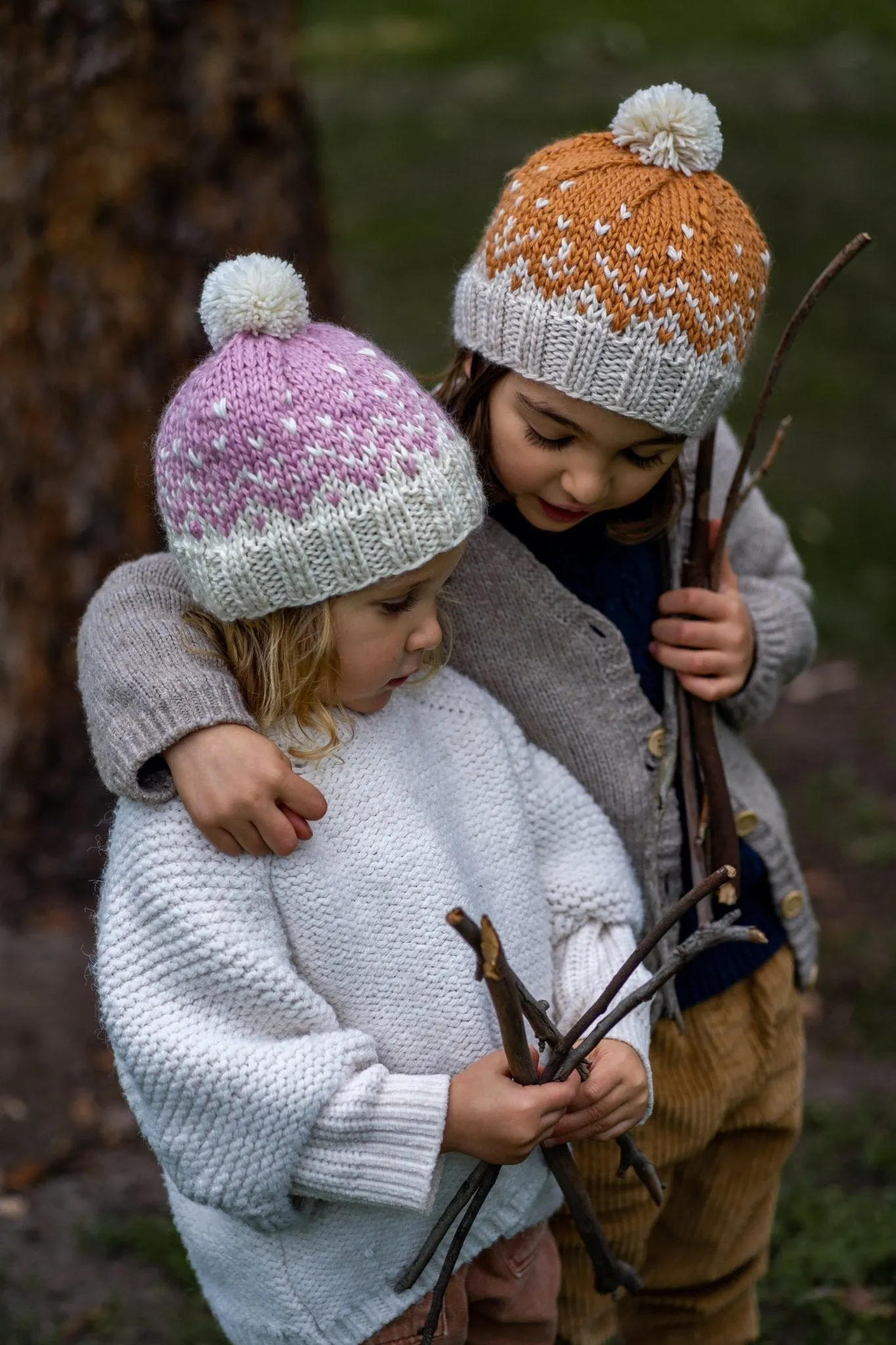 Snowflake Beanie Pink