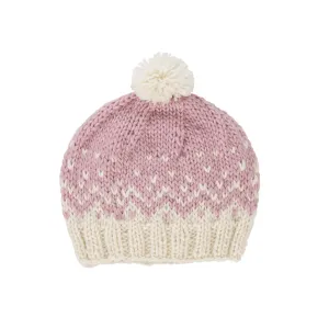 Snowflake Beanie Pink