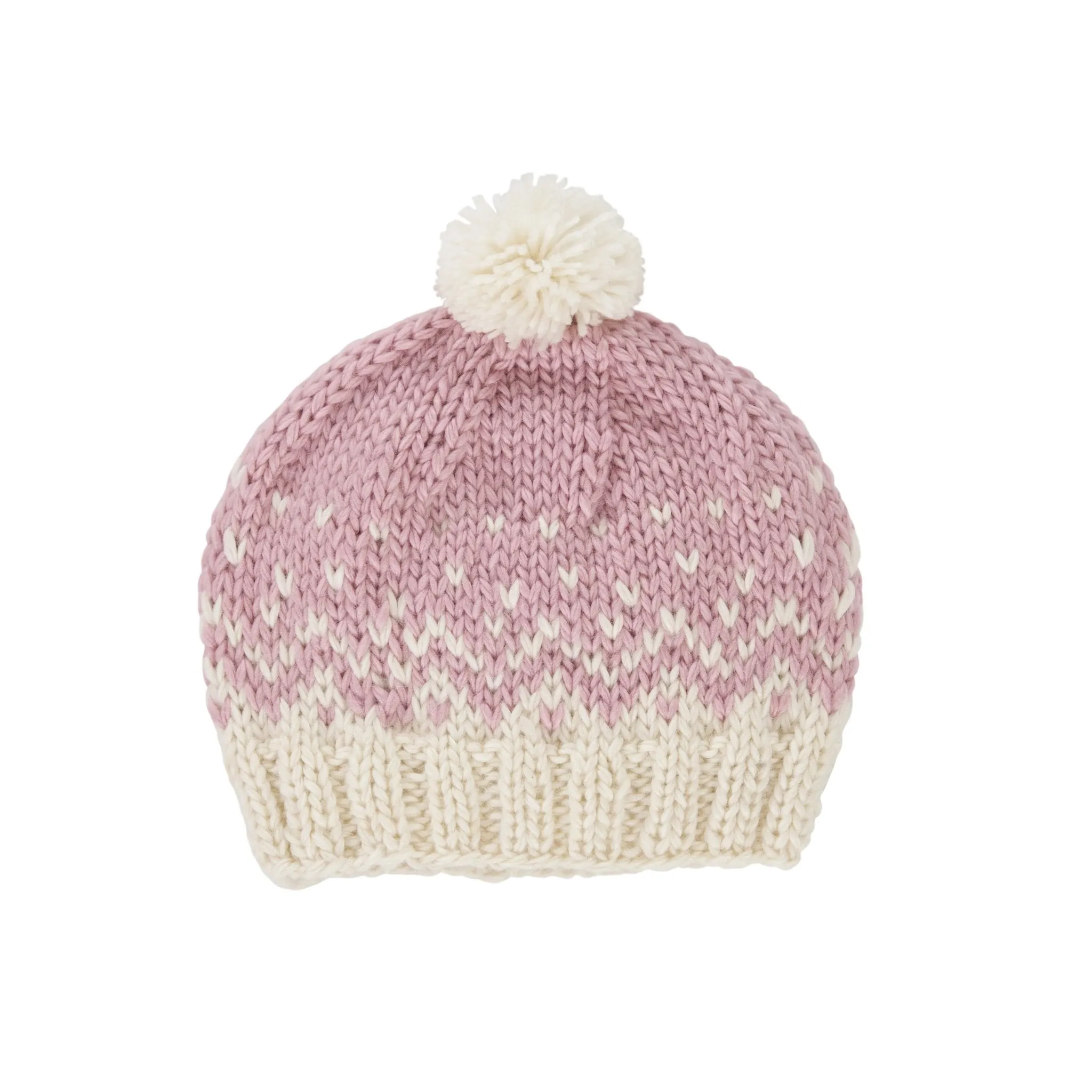 Snowflake Beanie Pink