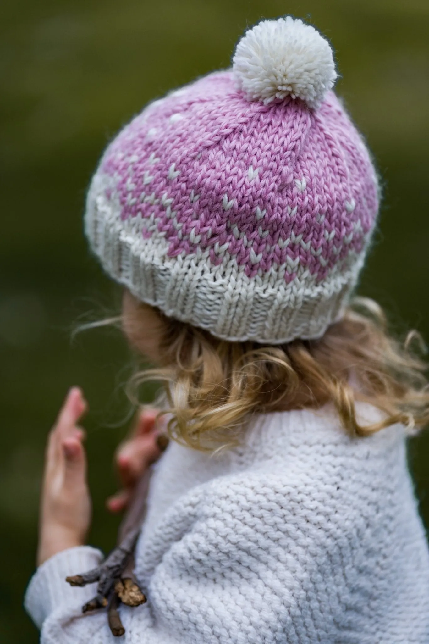 Snowflake Beanie Pink