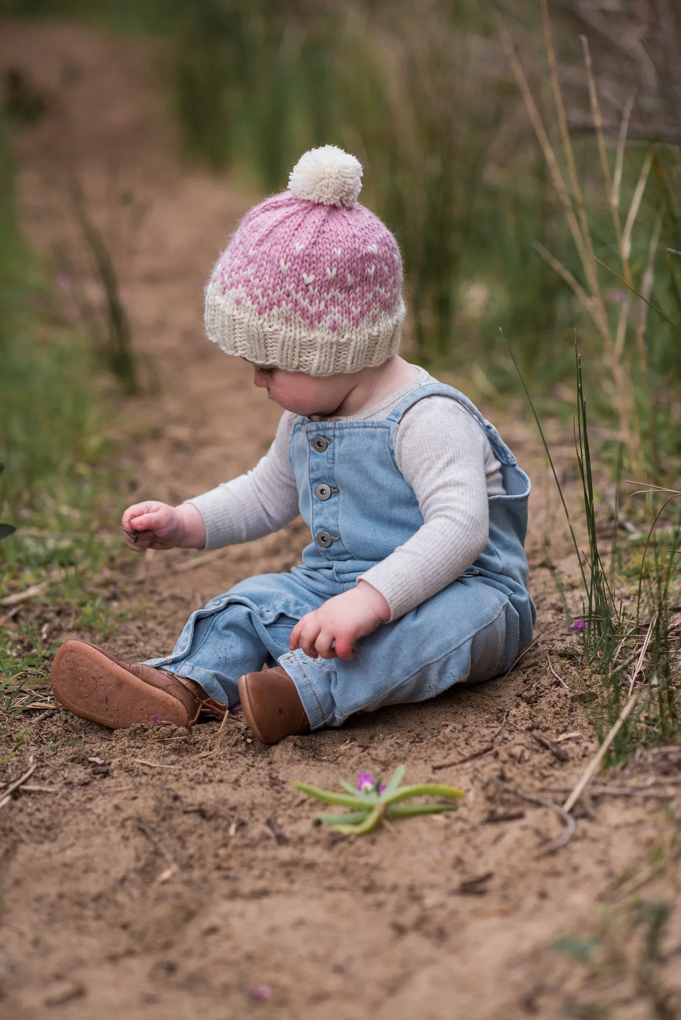 Snowflake Beanie Pink