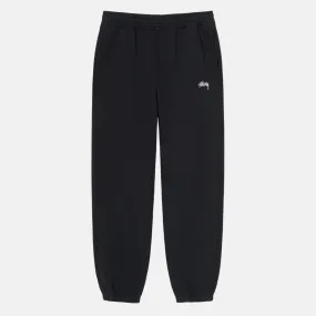 Stussy Stock Logo Sweatpants Washed Black