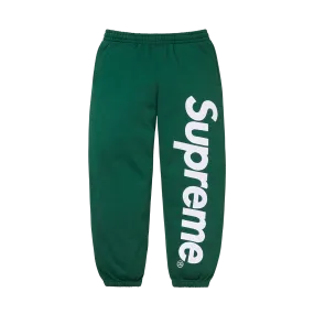 Supreme Satin Appliqué Sweatpant 'Dark Green'