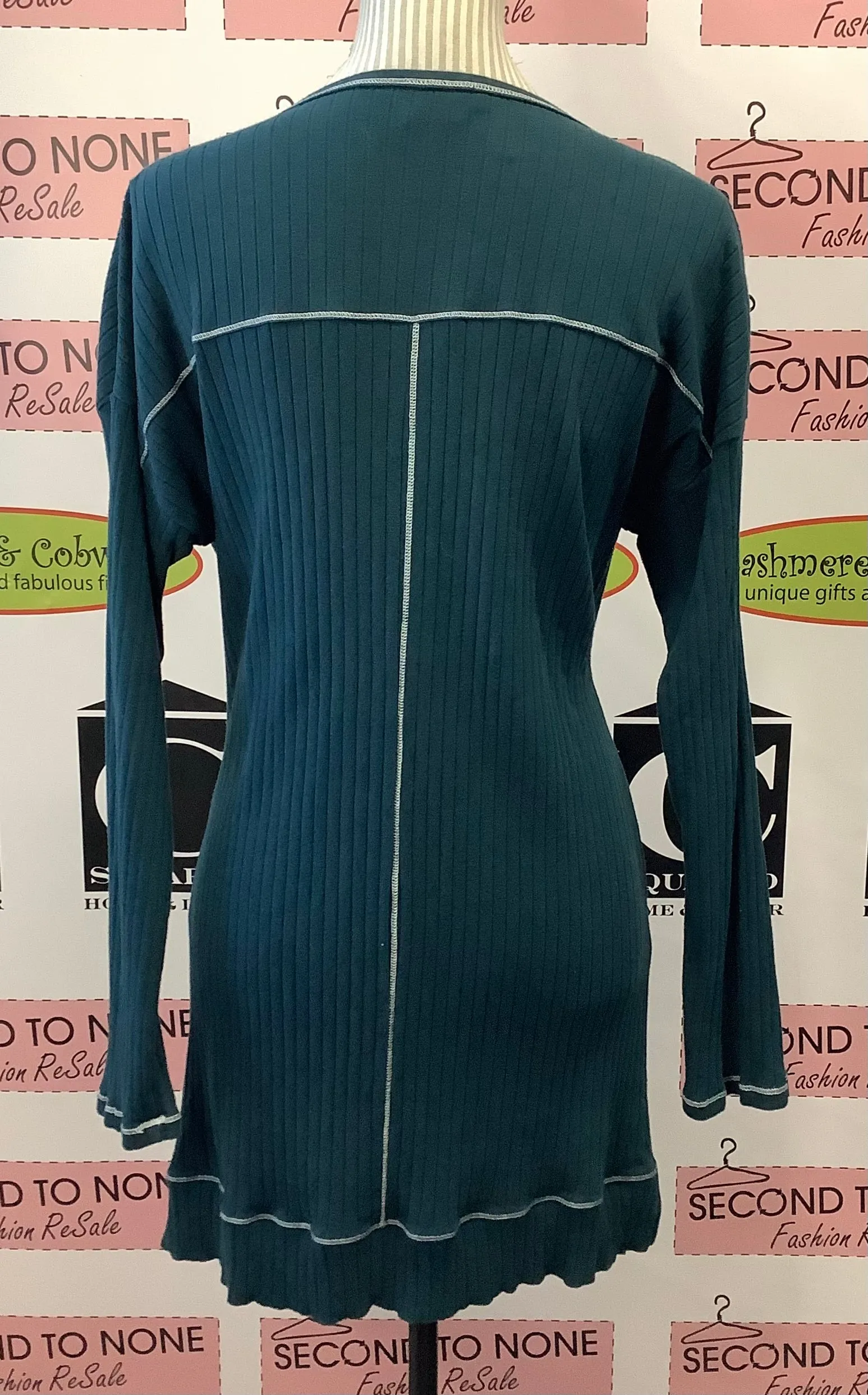 Teal Tunic Top (Size L/XL)