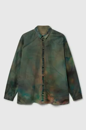 THE DRAUGHTSMAN SHIRT / HAND PAINTED WOODLAND