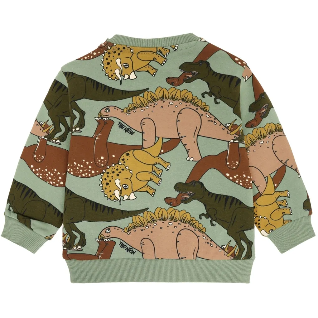 The New TNS Hedge Green Dino Lee Sweatshirt