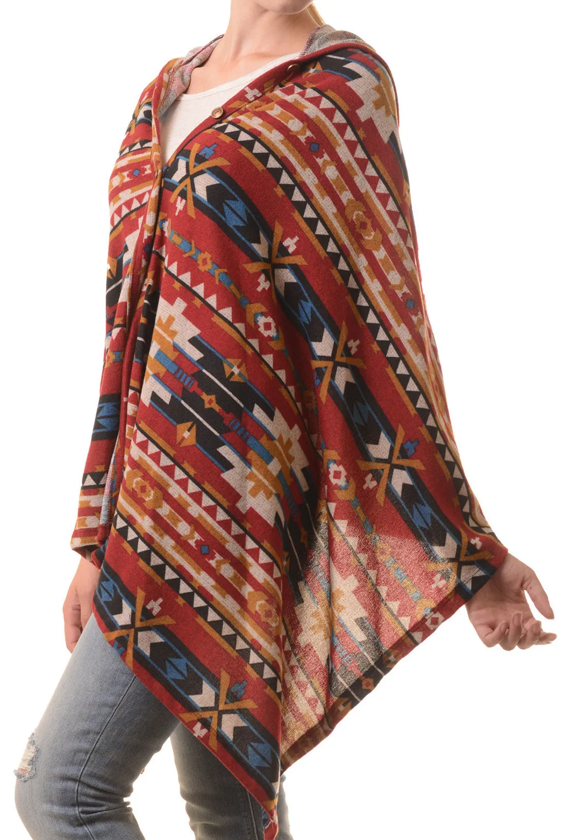 The Wildfire Tribal Poncho