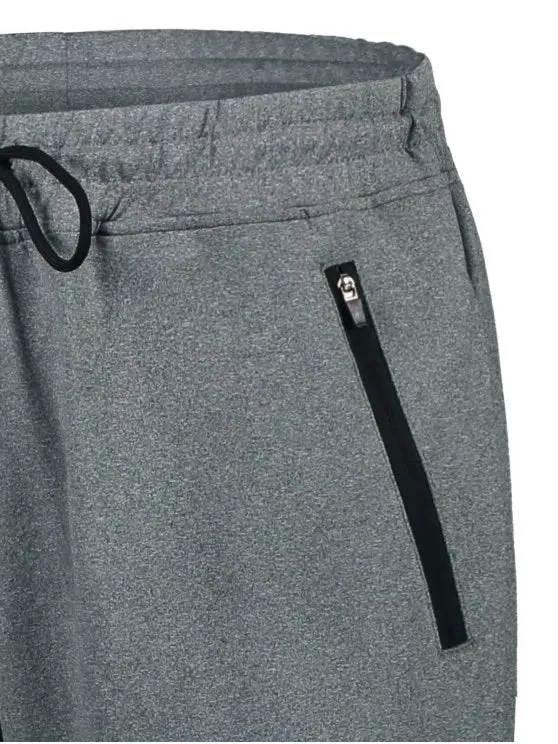 Trendy Drawstring Sweatpants with Zip Pocket