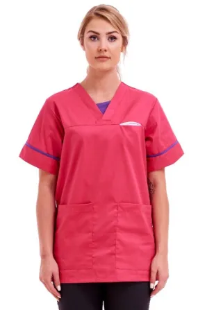 Unisex Smart Scrub Tunic Nurse Uniform Poly Cotton | Size S to XXL | Rosetta