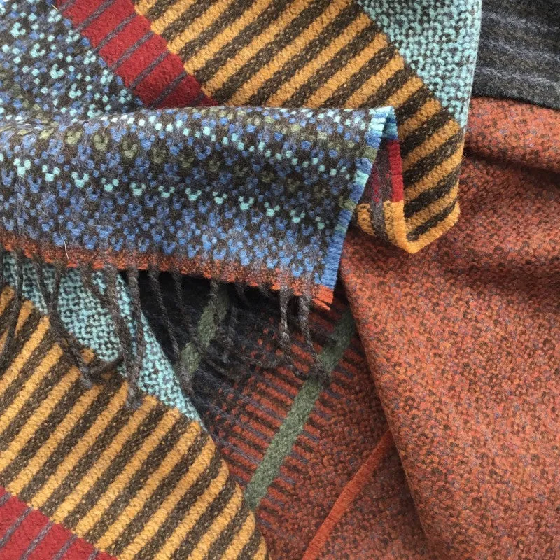 Wallace Sewell LAMBSWOOL KYOTO SCARVES - RUST