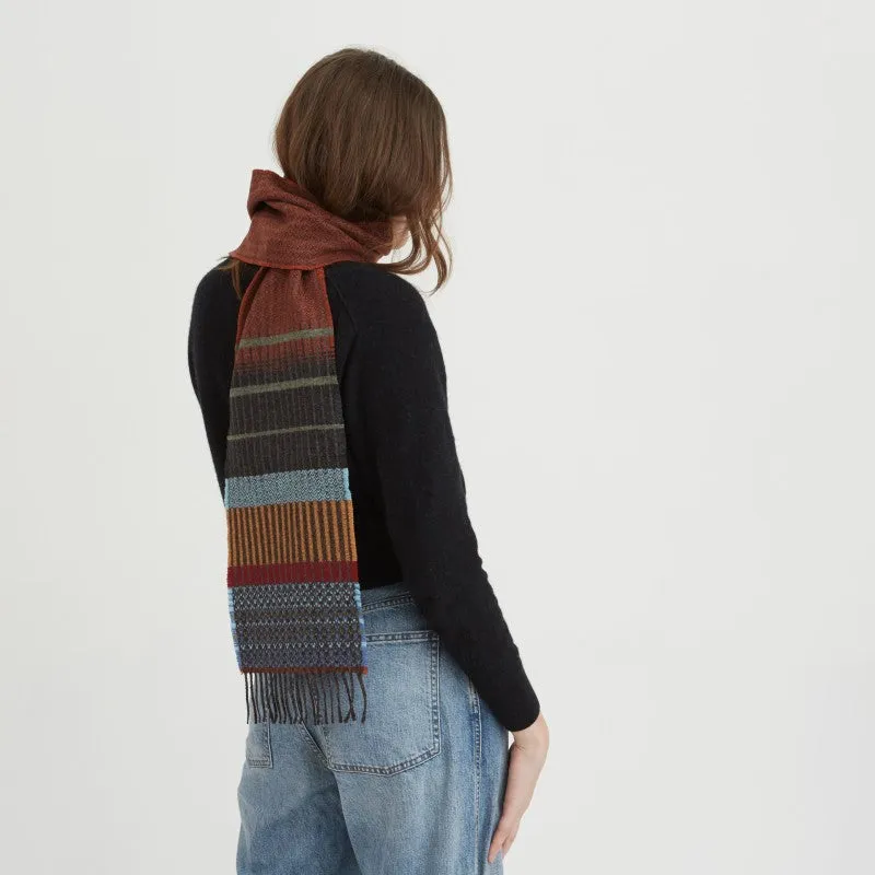 Wallace Sewell LAMBSWOOL KYOTO SCARVES - RUST