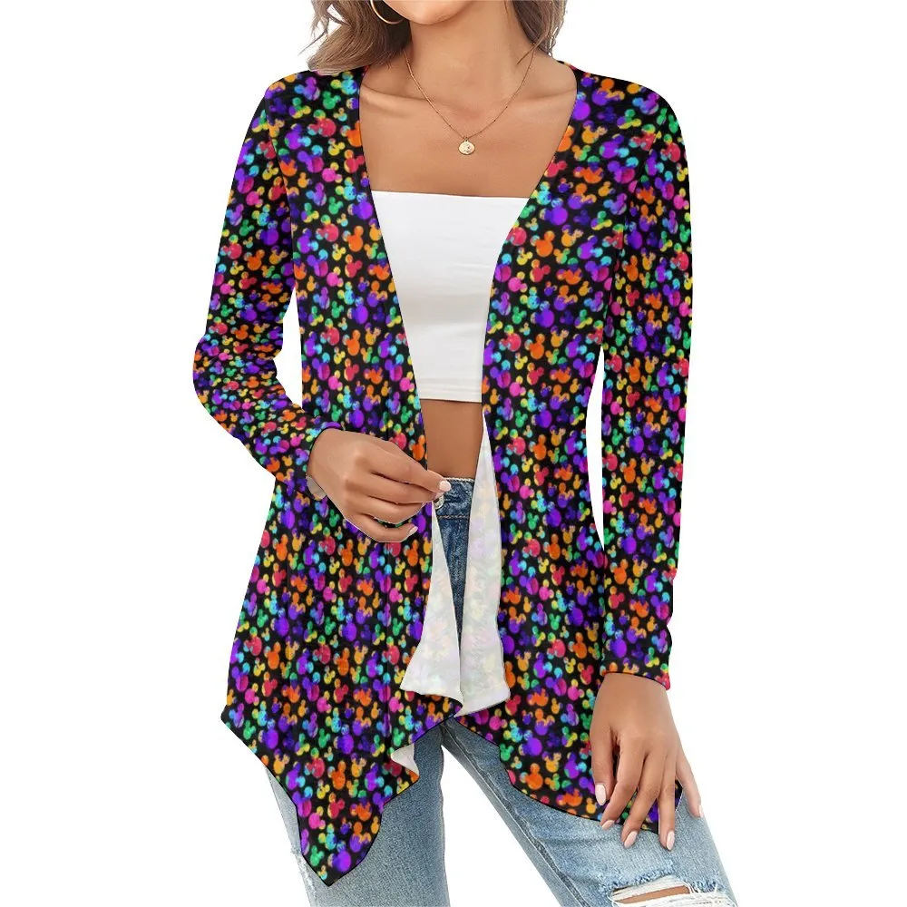 Watercolor Women's Short Cardigan