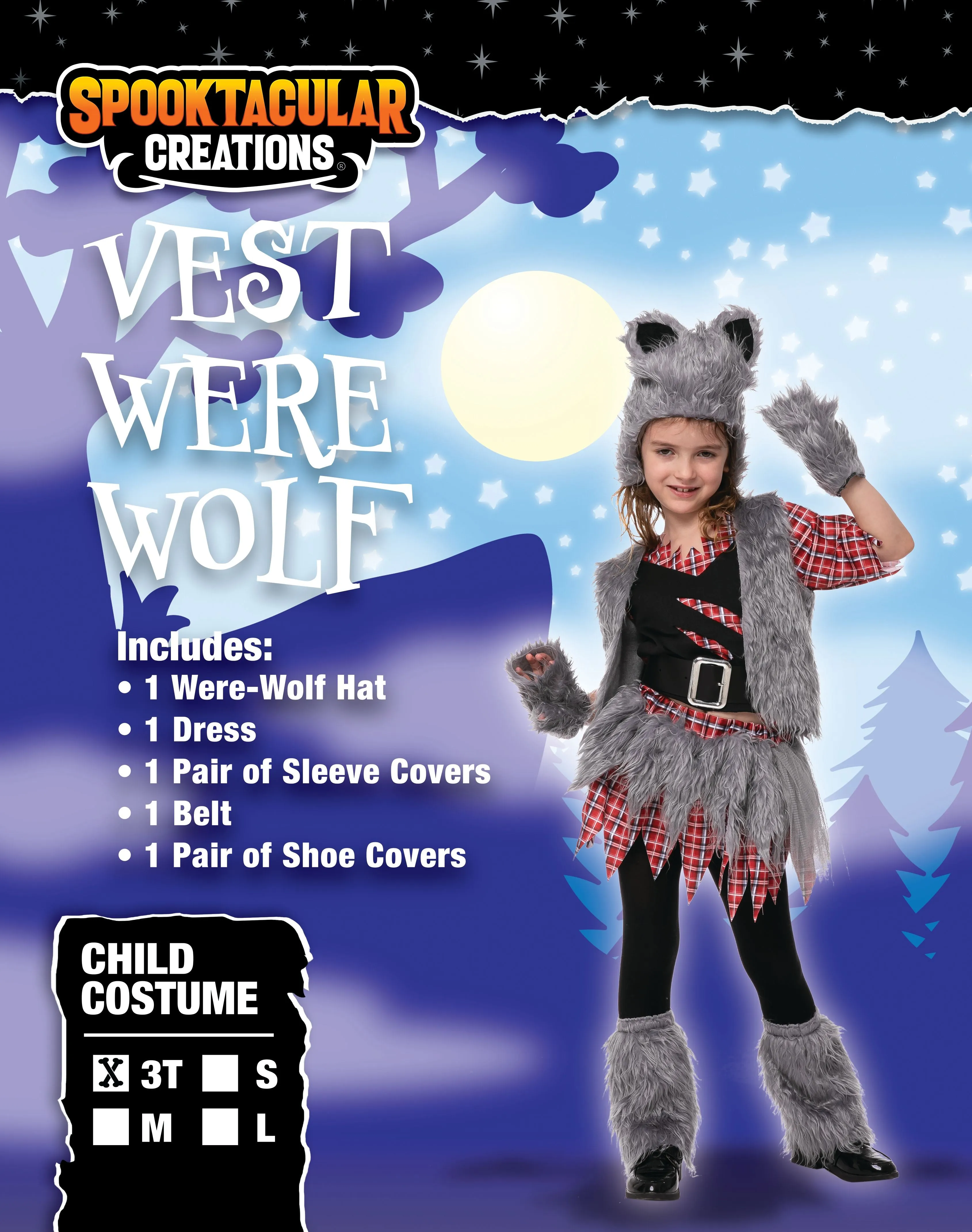 Werewolf Costume - Girl