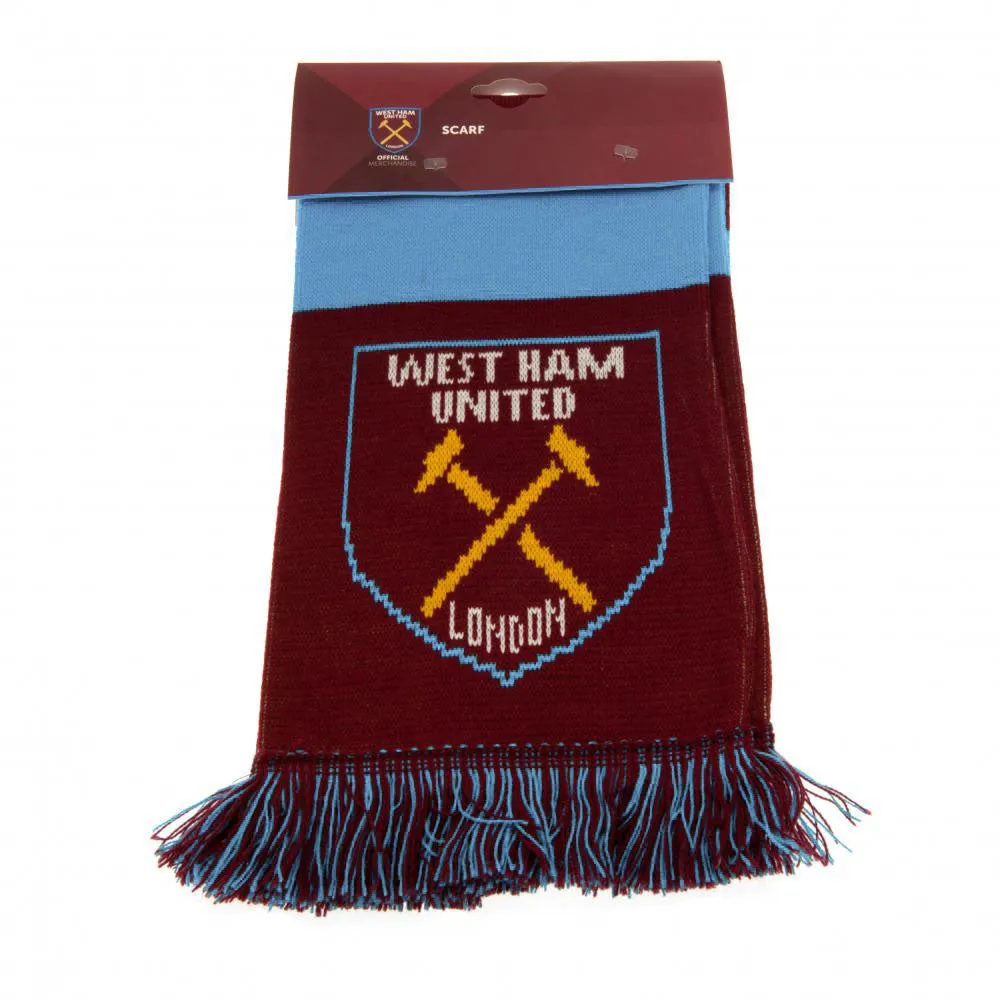 West Ham United Narrow Bar Scarf