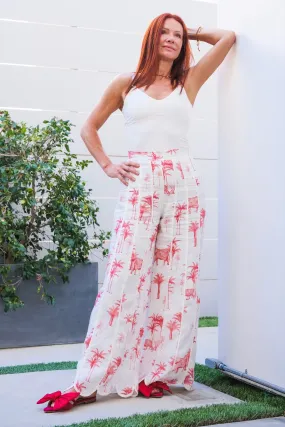 White Tank Top with Garter Clips