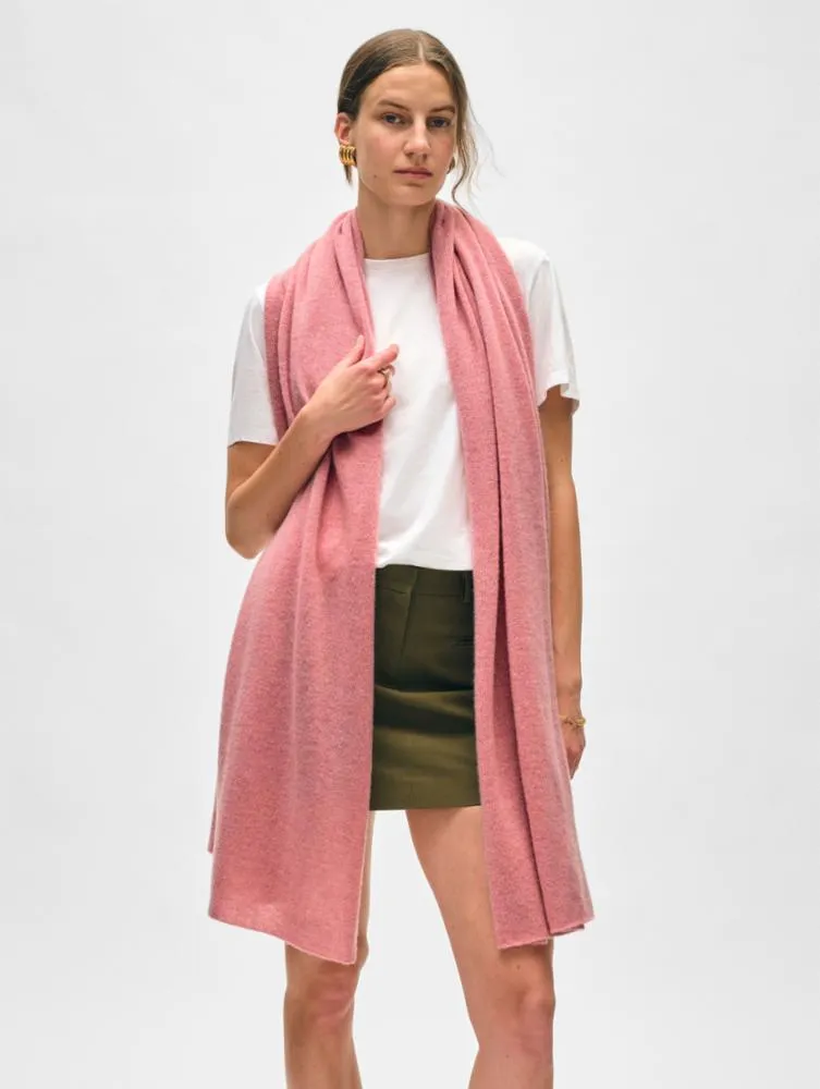 White   Warren - Cashmere Travel Wrap in Portrait