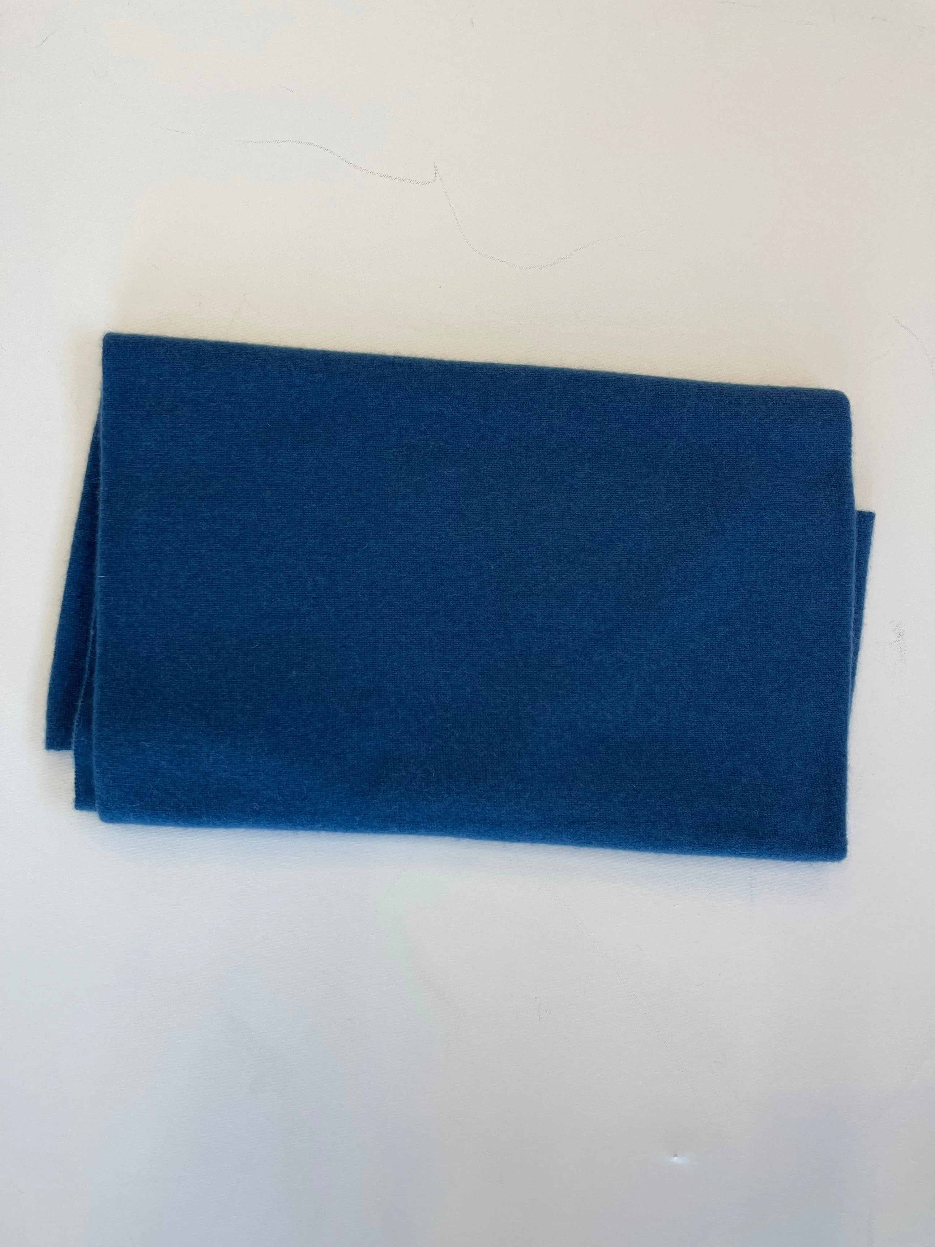 White   Warren - Cashmere Travel Wrap in Regal Blue