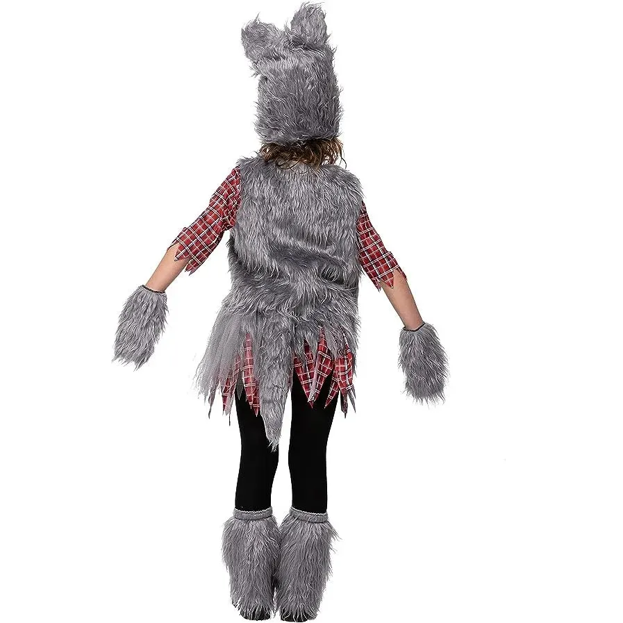 Wild Werewolf Costume for Kids in Halloween Parties