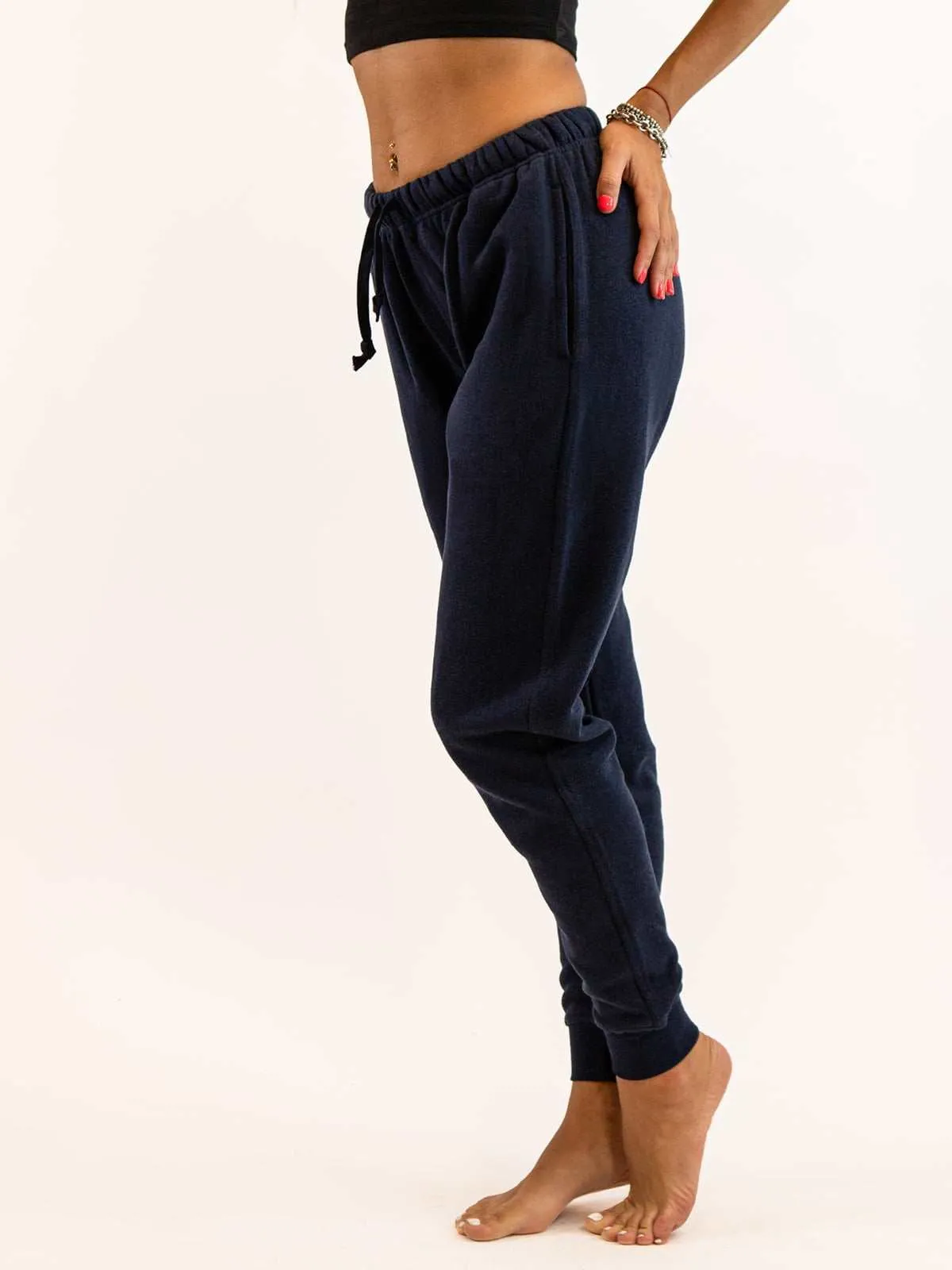 Womens Fleece Jogger - Hemp & Organic Cotton | Eco-Friendly Comfort