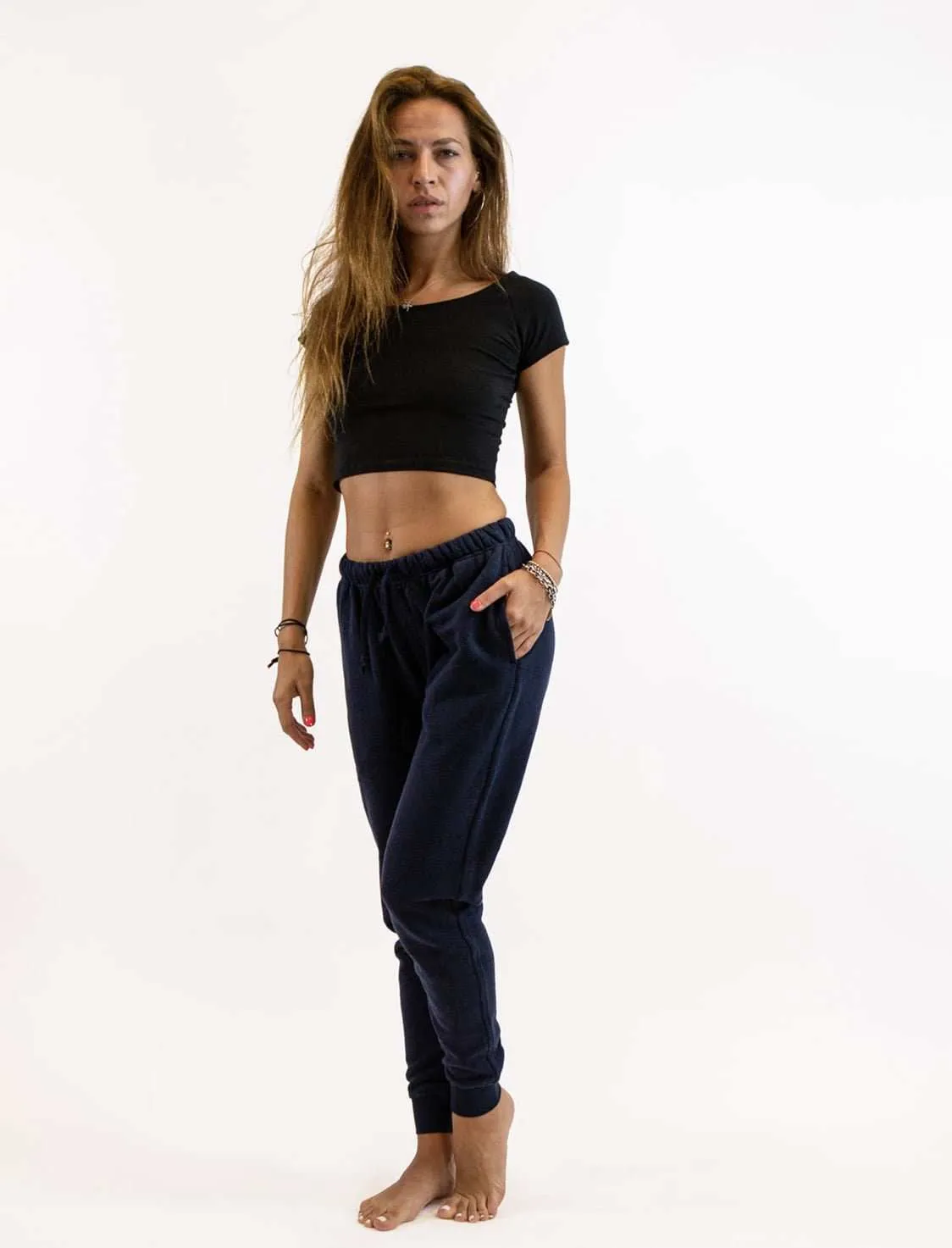 Womens Fleece Jogger - Hemp & Organic Cotton | Eco-Friendly Comfort