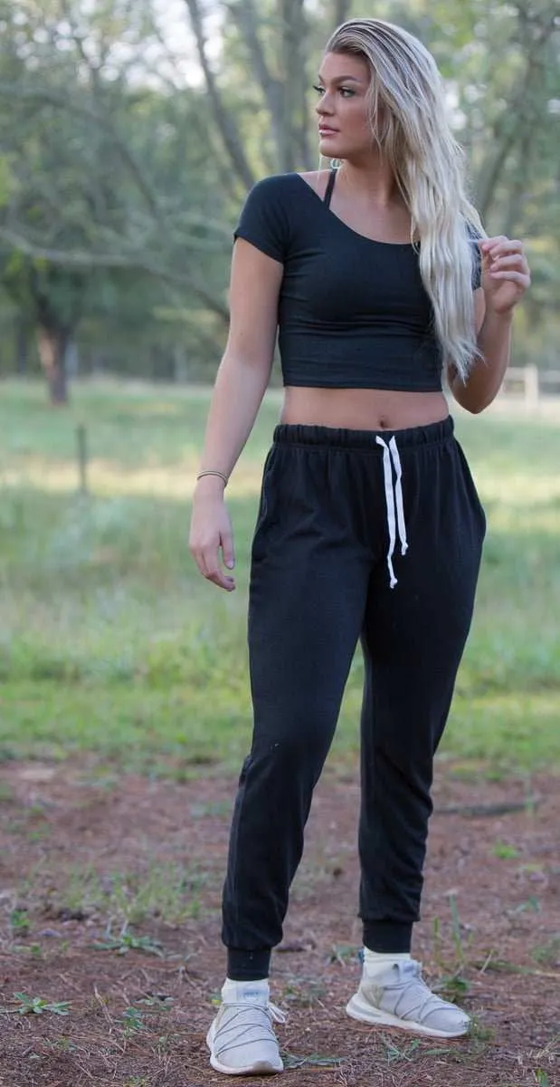 Women's Joggers - Hemp and Organic Cotton Jersey Joggers