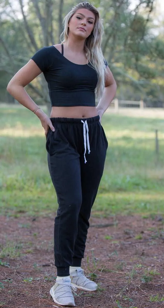 Women's Joggers - Hemp and Organic Cotton Jersey Joggers