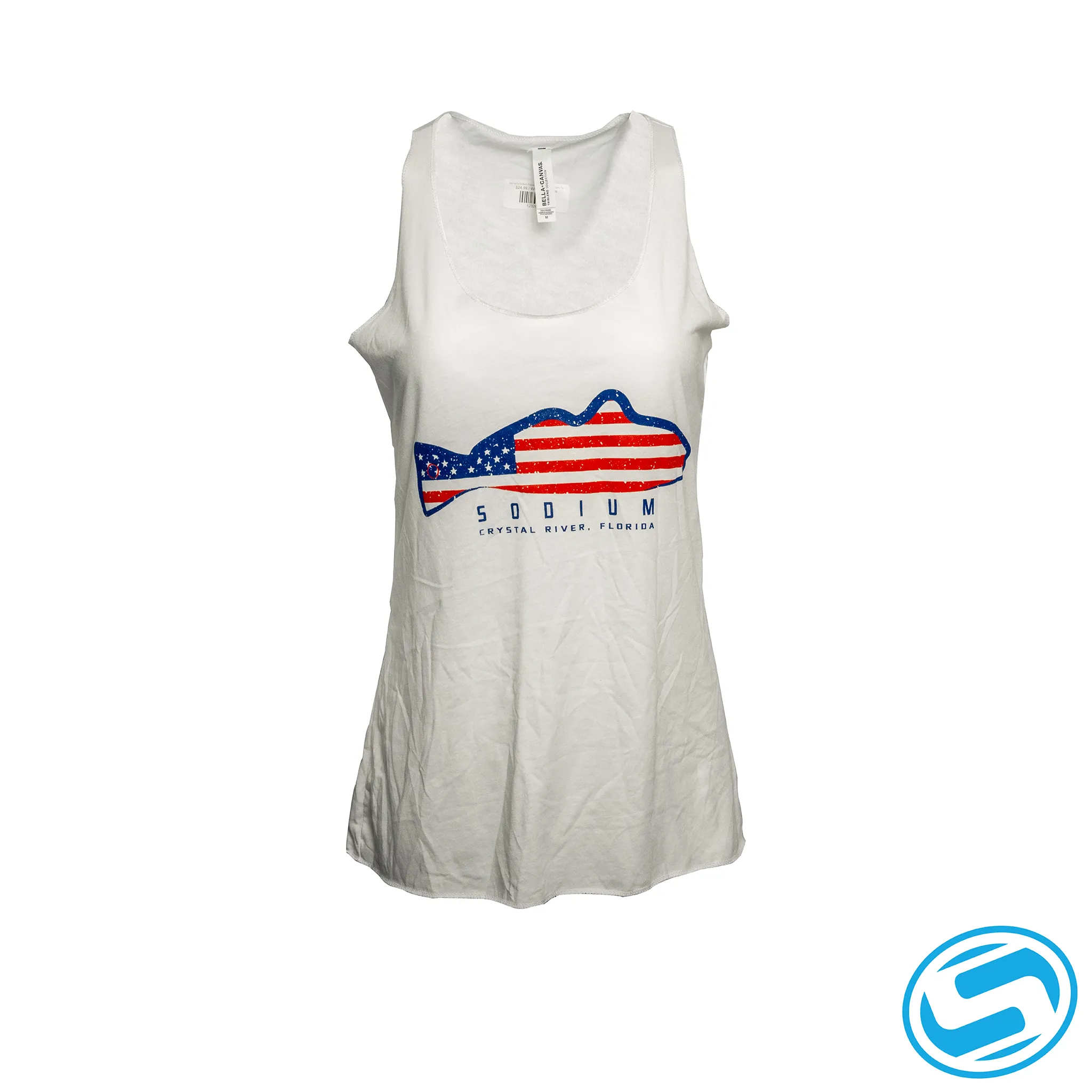 Women's Sodium Freedom Popping Redfish Tank Top