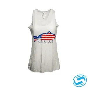 Women's Sodium Freedom Popping Redfish Tank Top