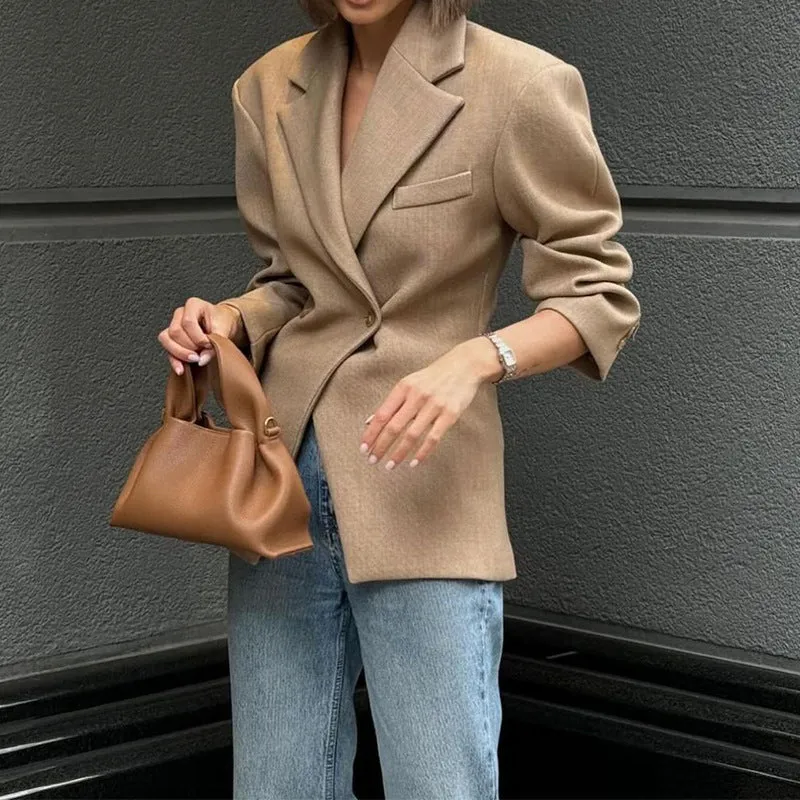 Women’s Solid Color Thin Blazer