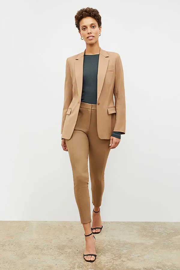 Yiyan Classic Blazer - Wool Twill :: Camel