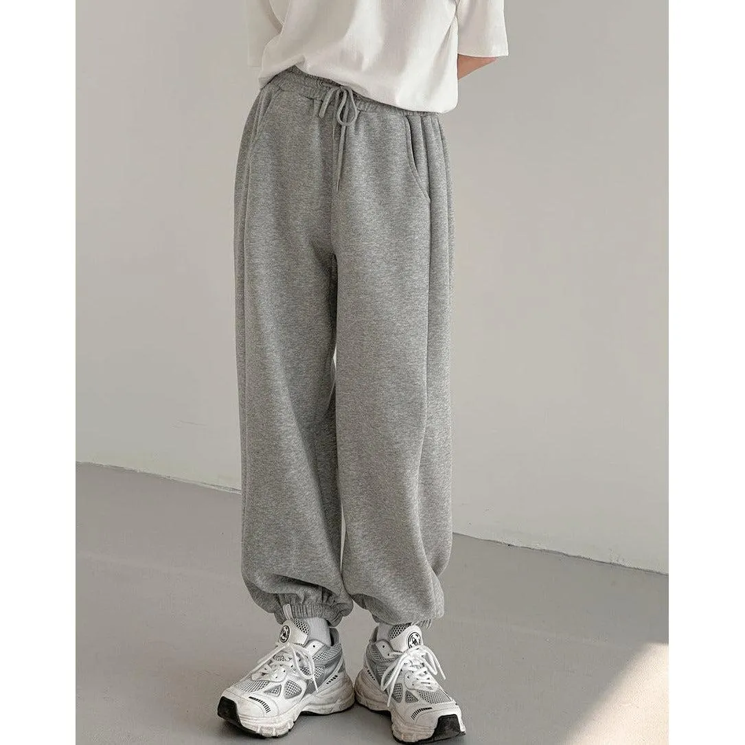 Zhou Elastic Waist Sweatpants