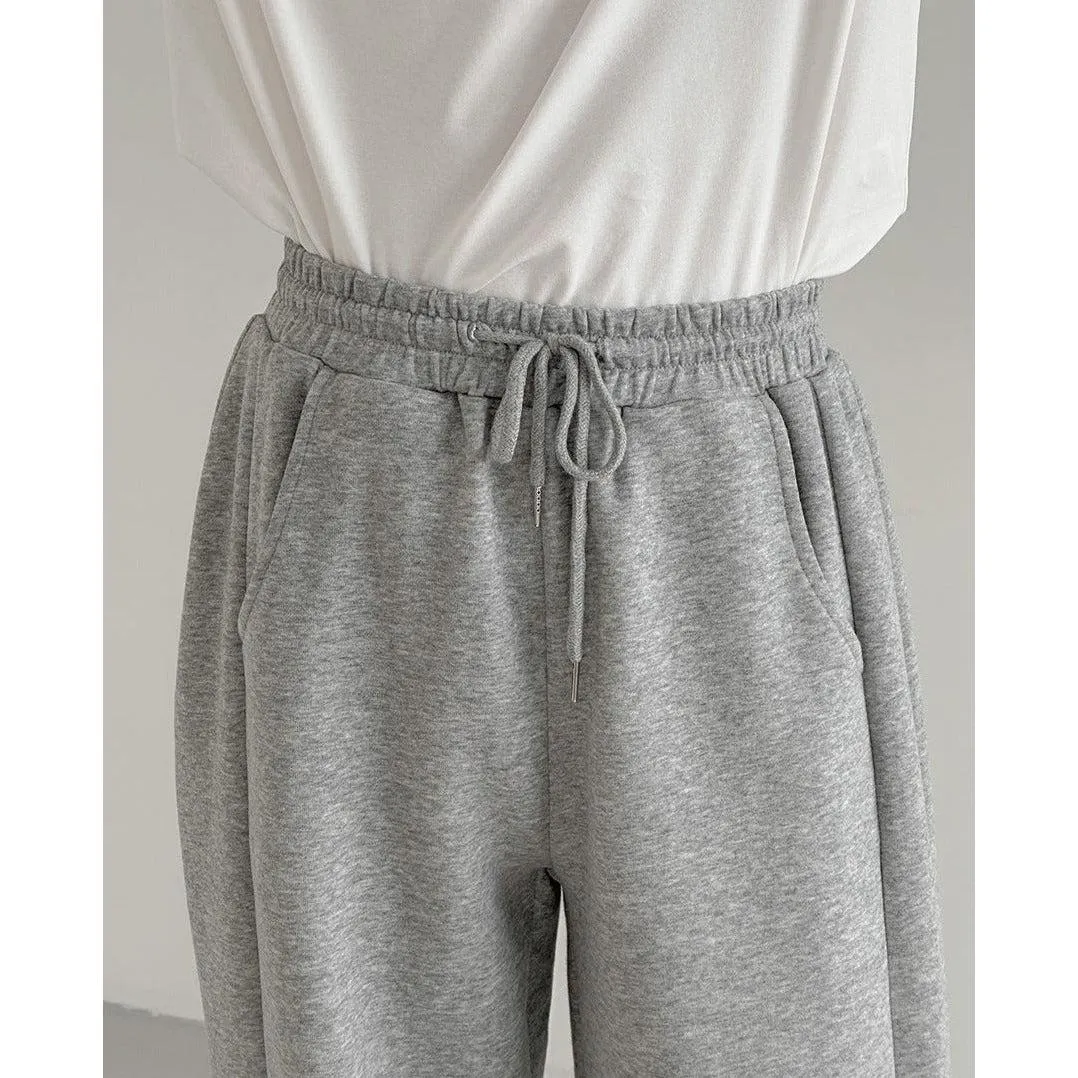 Zhou Elastic Waist Sweatpants